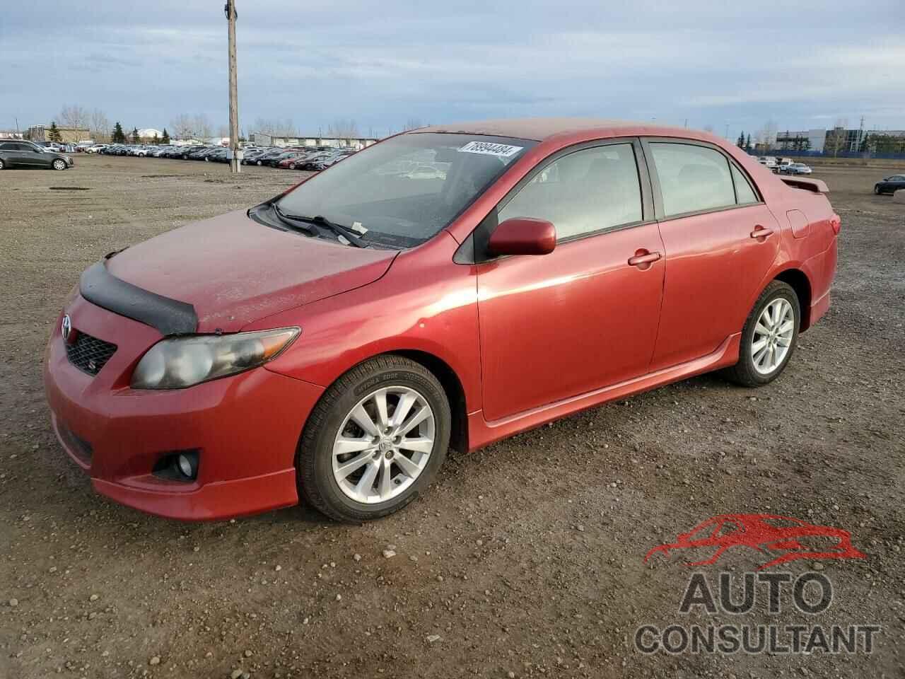 TOYOTA COROLLA 2009 - 2T1BU40E89C010696