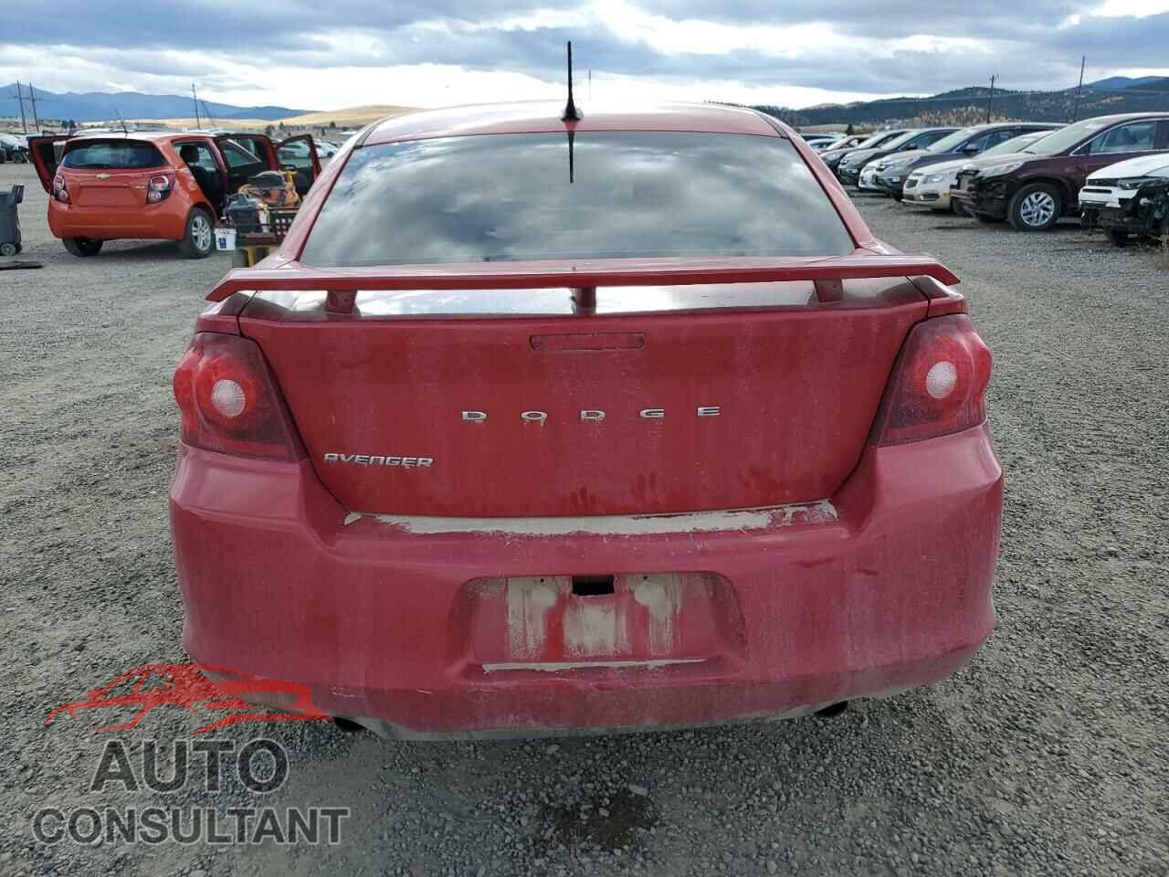 DODGE AVENGER 2013 - 1C3CDZAG3DN610926