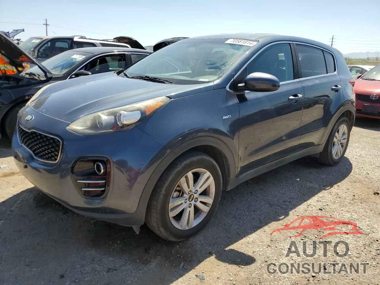 KIA SPORTAGE 2017 - KNDPMCAC2H7277653