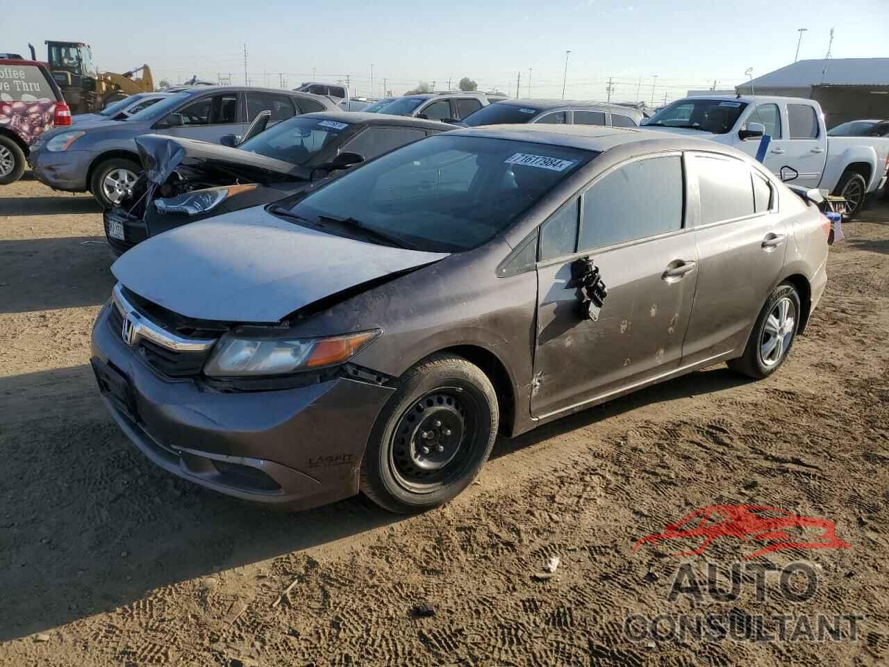 HONDA CIVIC 2012 - 19XFB2F92CE338906