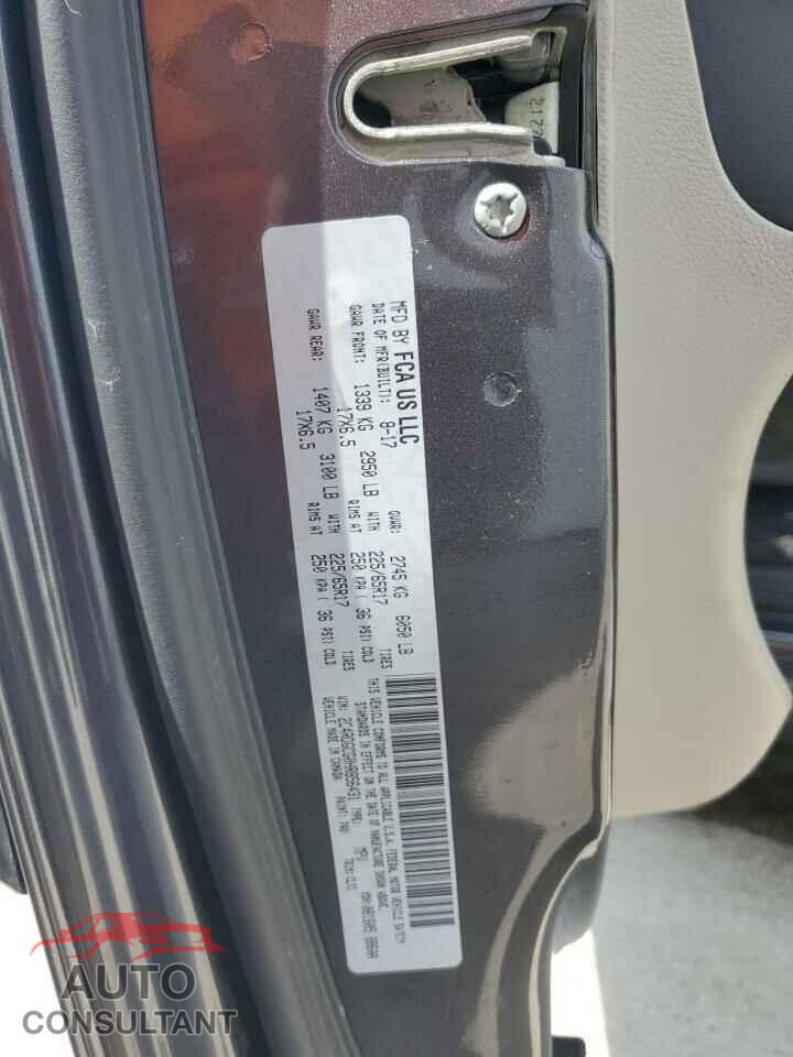 DODGE CARAVAN 2017 - 2C4RDGCG0HR856431