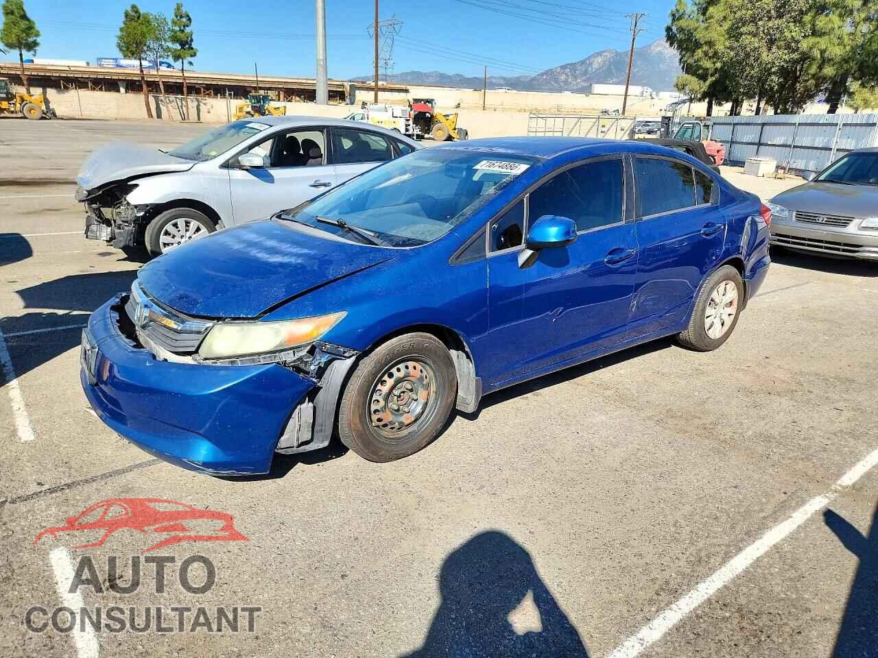 HONDA CIVIC 2012 - 19XFB2F54CE344686