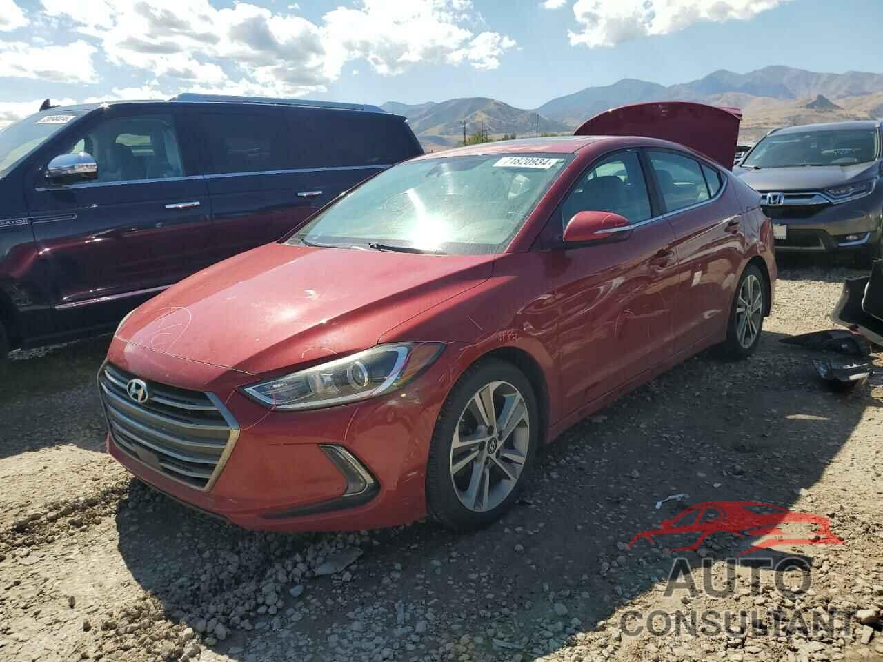 HYUNDAI ELANTRA 2018 - KMHD84LF7JU575431