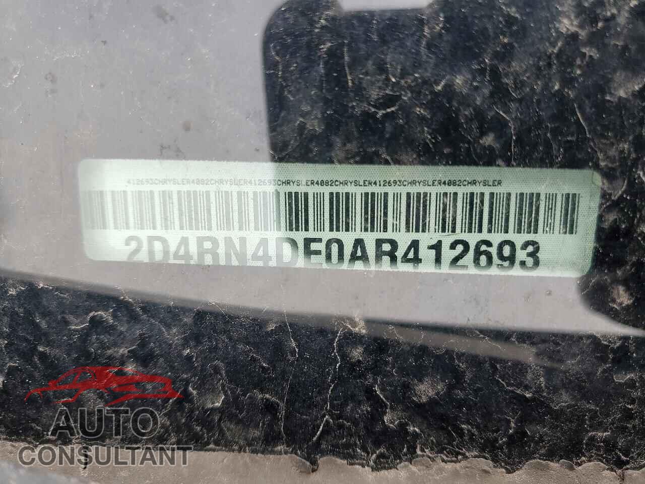 DODGE CARAVAN 2010 - 2D4RN4DE0AR412693