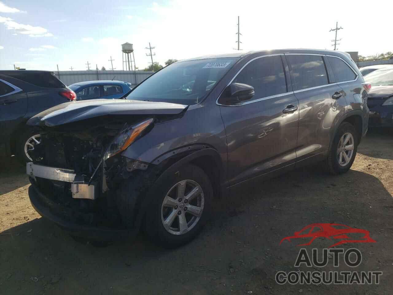 TOYOTA HIGHLANDER 2015 - 5TDZARFH3FS013904