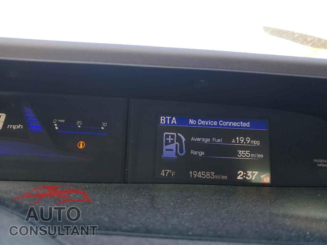 HONDA CIVIC 2012 - 2HGFB2F83CH312487