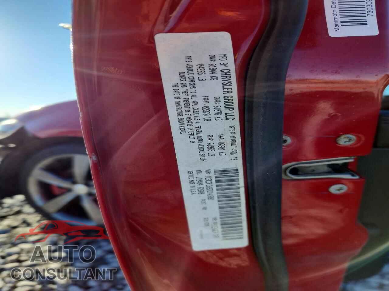 DODGE DART 2013 - 1C3CDFCH3DD141881