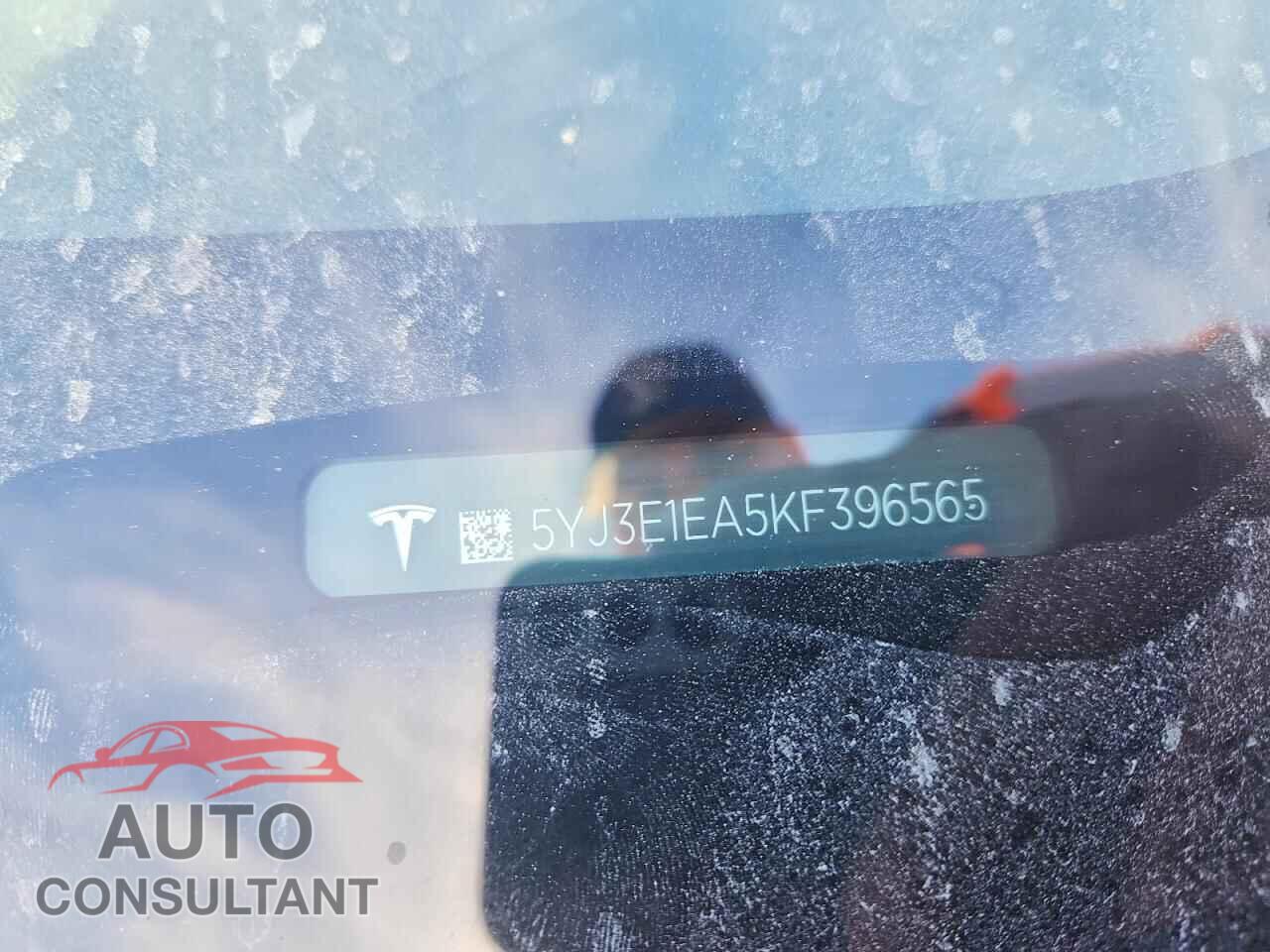 TESLA MODEL 3 2019 - 5YJ3E1EA5KF396565