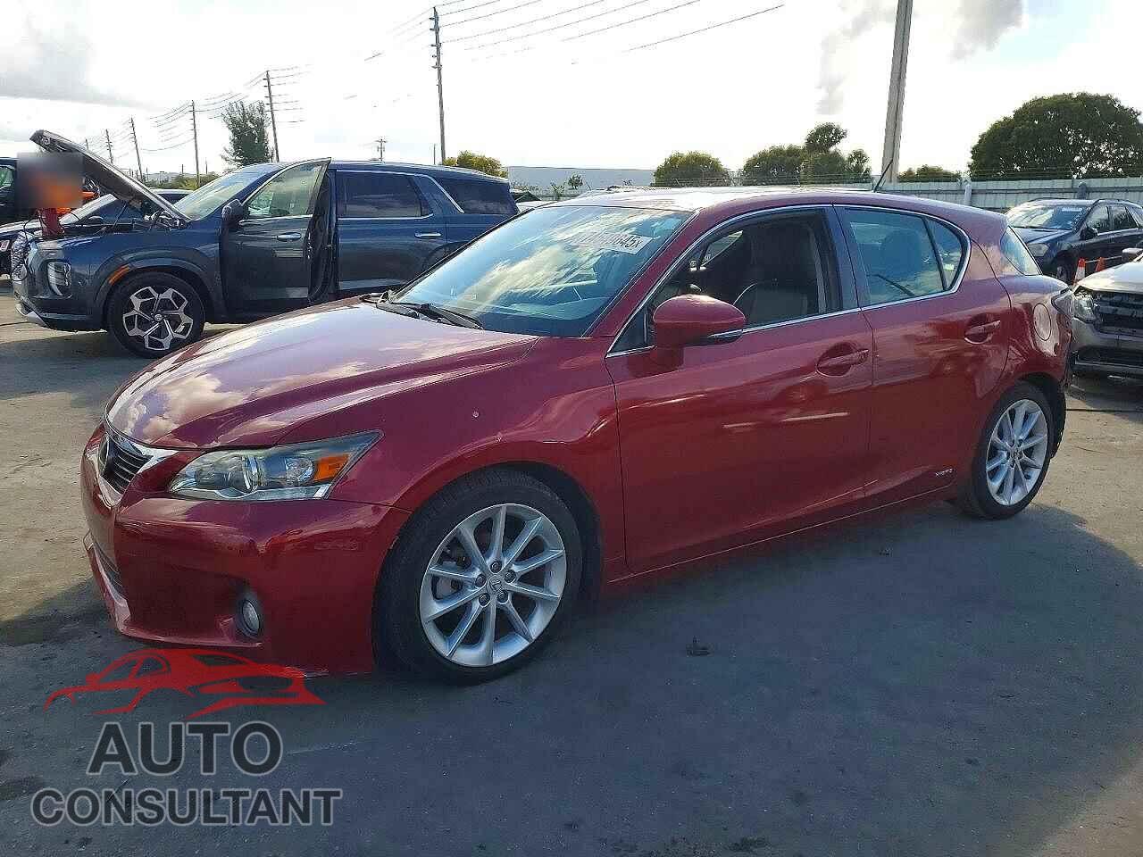 LEXUS CT 200 2013 - JTHKD5BH9D2172422
