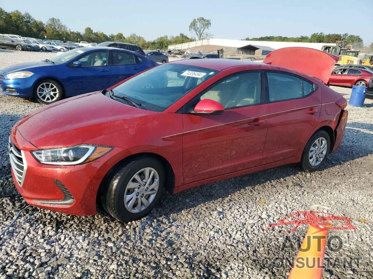 HYUNDAI ELANTRA 2017 - KMHD74LF2HU391804