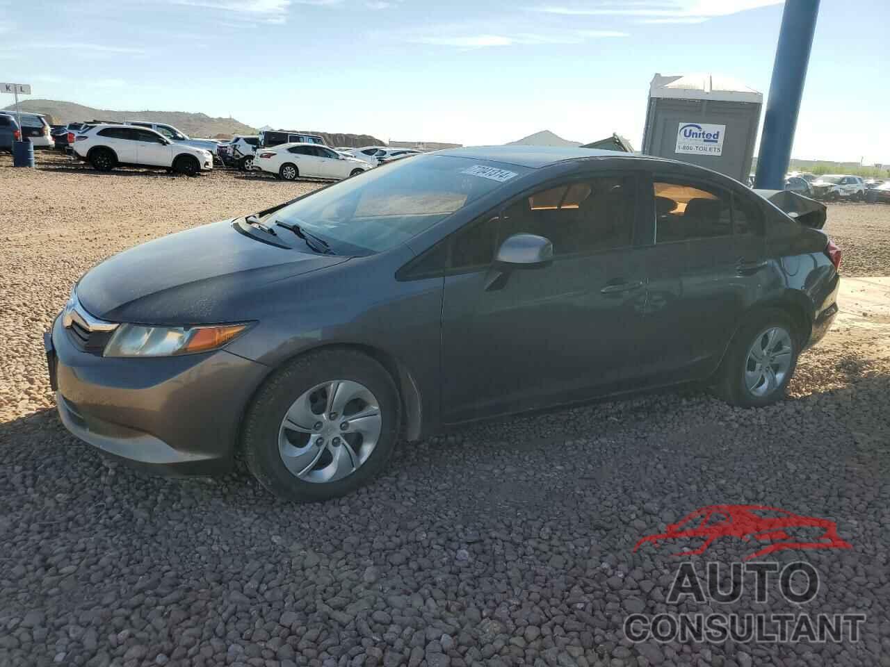 HONDA CIVIC 2012 - 19XFB2F50CE332163