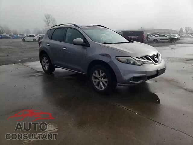 NISSAN MURANO 2012 - JN8AZ1MW9CW202064