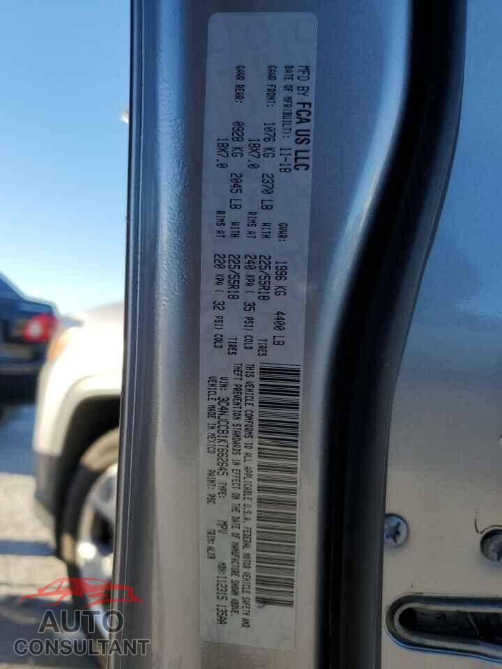 JEEP COMPASS 2019 - 3C4NJCCB1KT662645