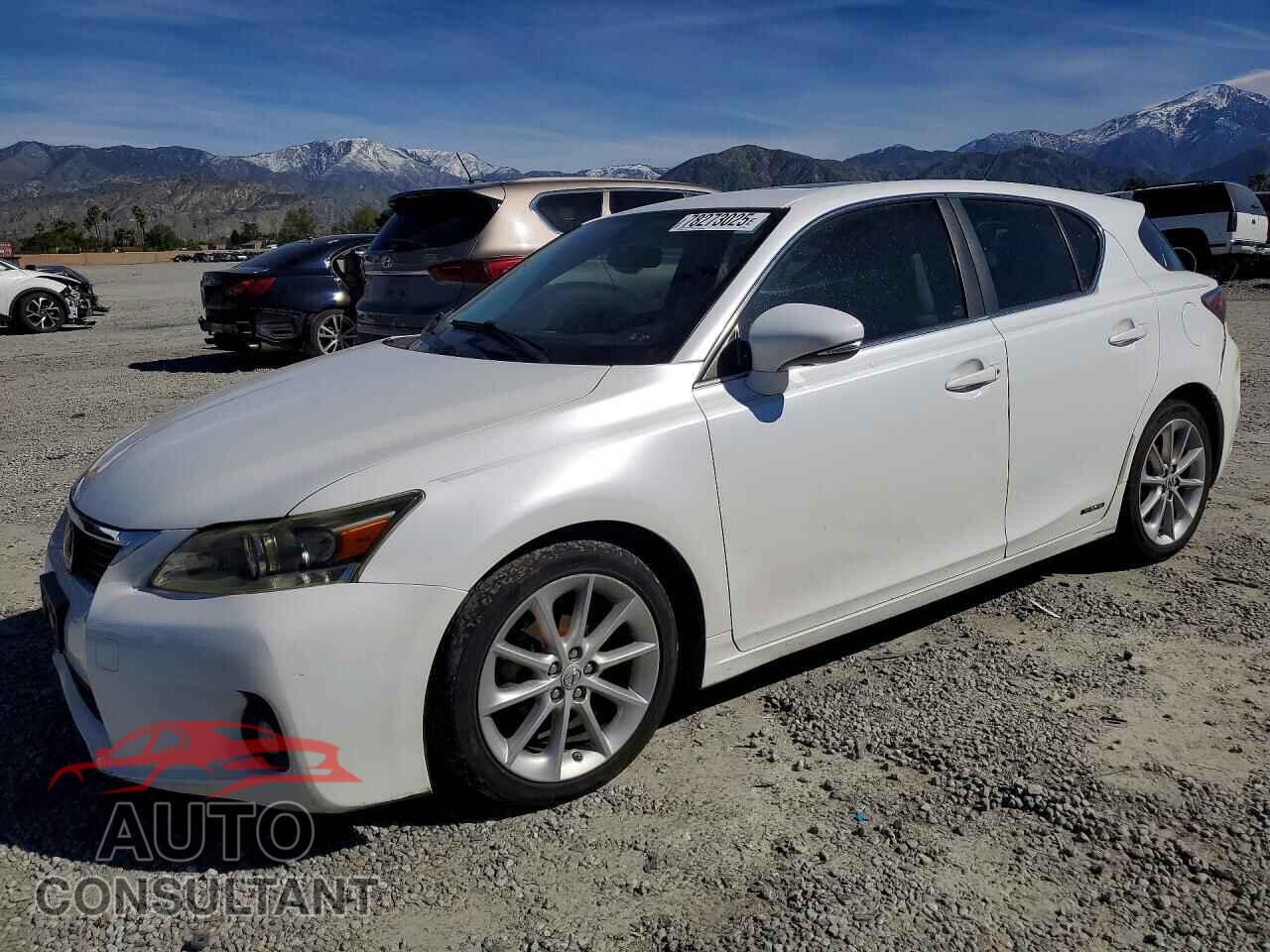 LEXUS CT 200 2012 - JTHKD5BH2C2054002