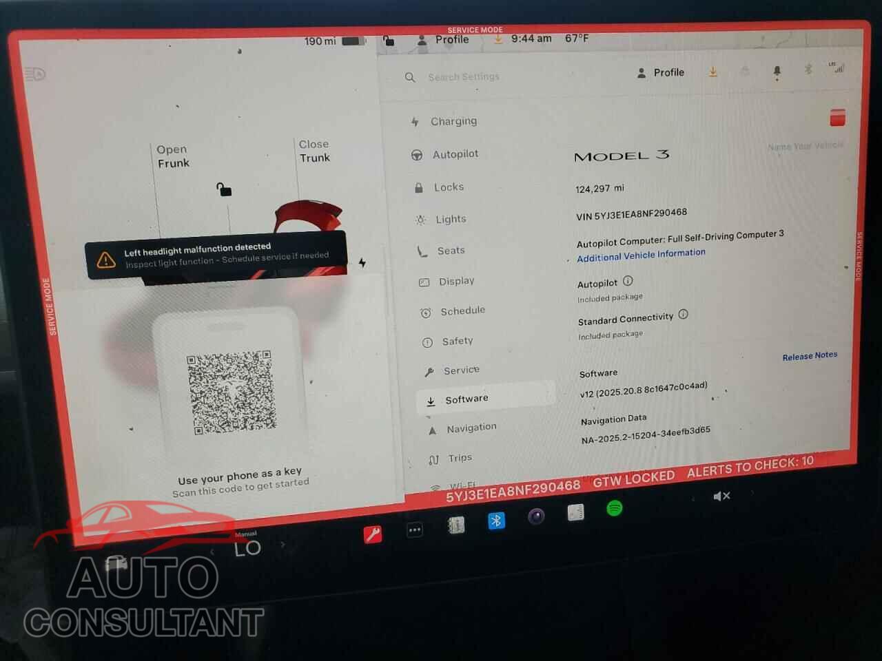 TESLA MODEL 3 2022 - 5YJ3E1EA8NF290468
