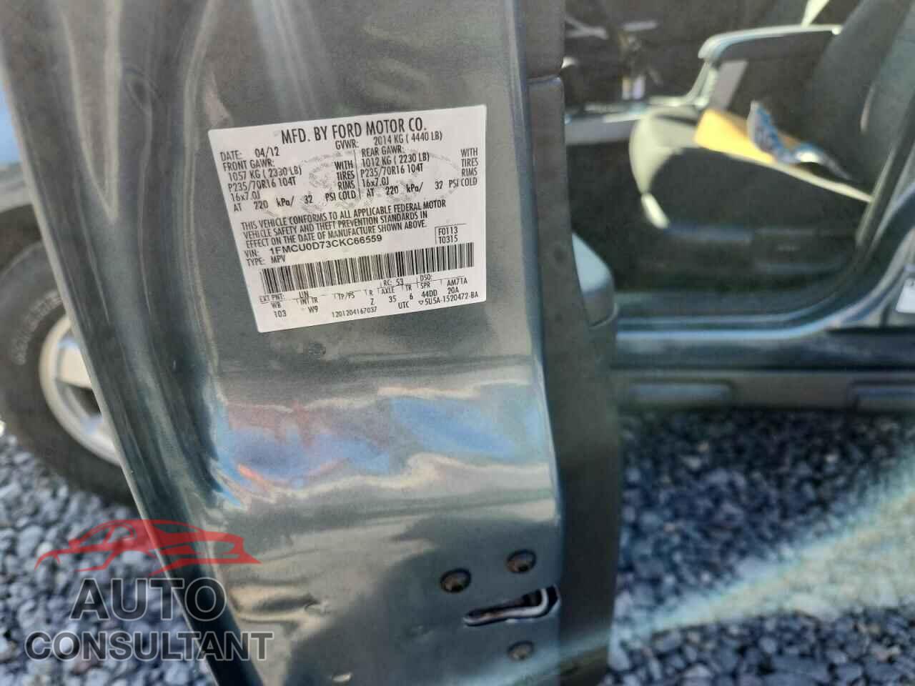 FORD ESCAPE 2012 - 1FMCU0D73CKC66559