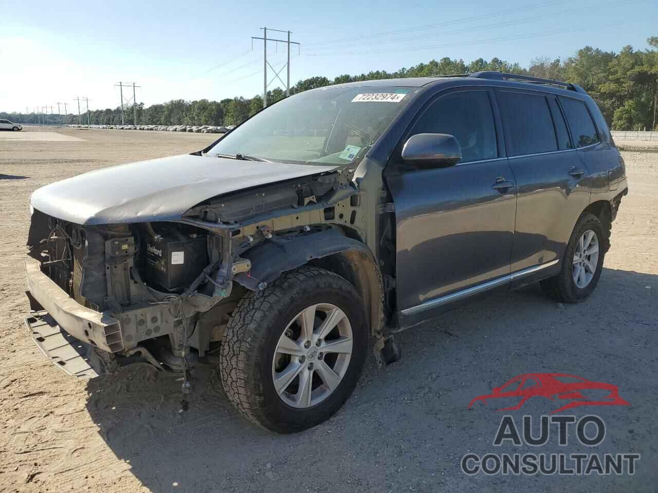 TOYOTA HIGHLANDER 2012 - 5TDZK3EH7CS071327