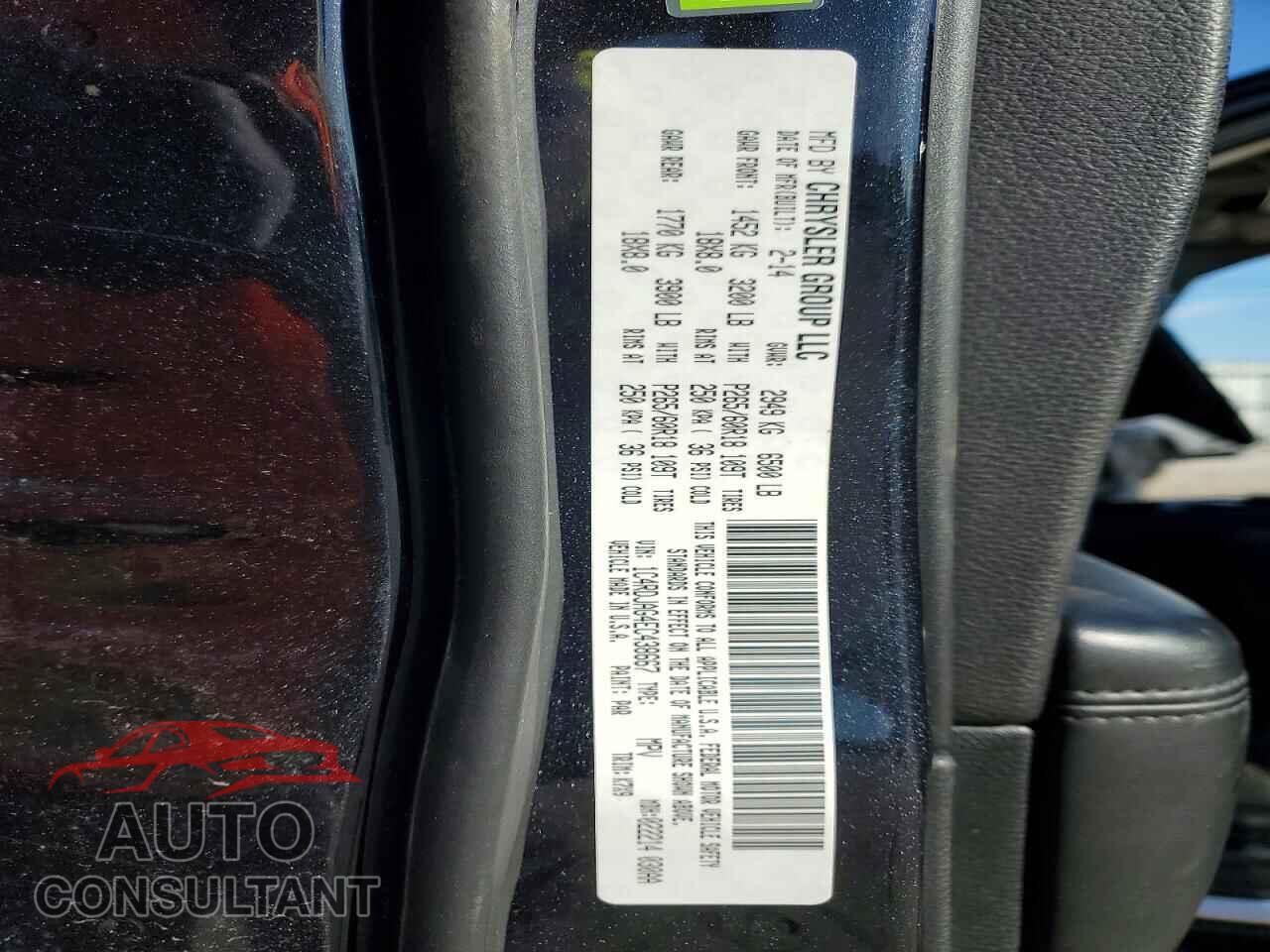 DODGE DURANGO 2014 - 1C4RDJAG4EC438667