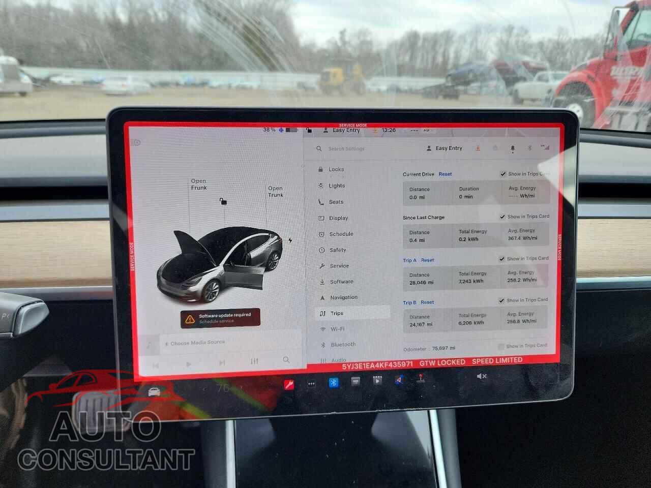TESLA MODEL 3 2019 - 5YJ3E1EA4KF435971