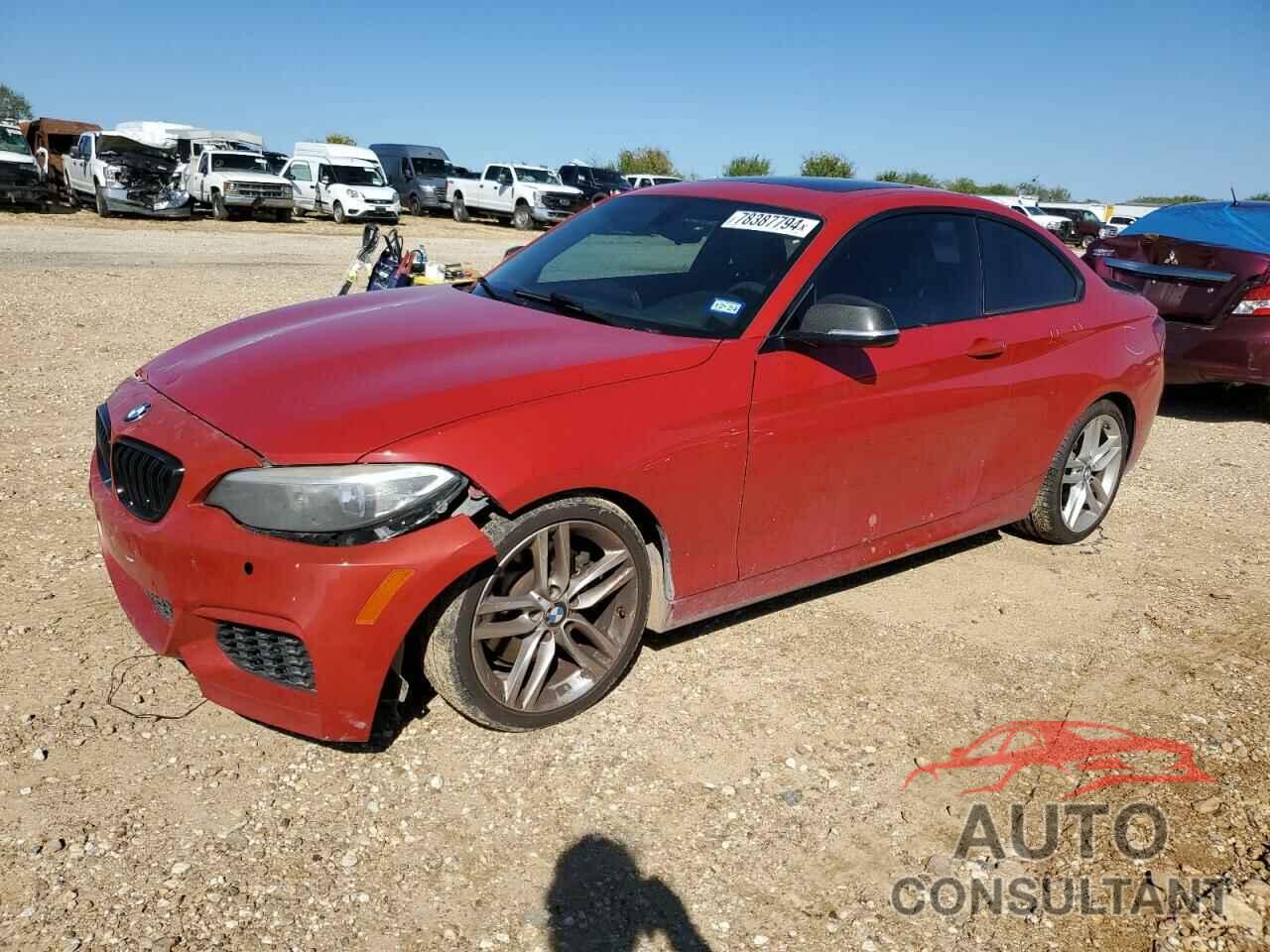 BMW 2 SERIES 2014 - WBA1F5C58EV246258