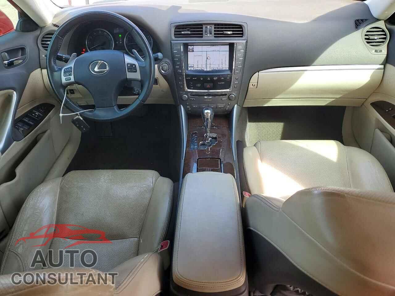 LEXUS IS 250 2011 - JTHBF5C29B5144393