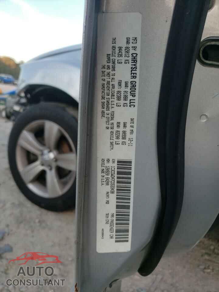 DODGE CALIBER 2012 - 1C3CDWDA7CD533438