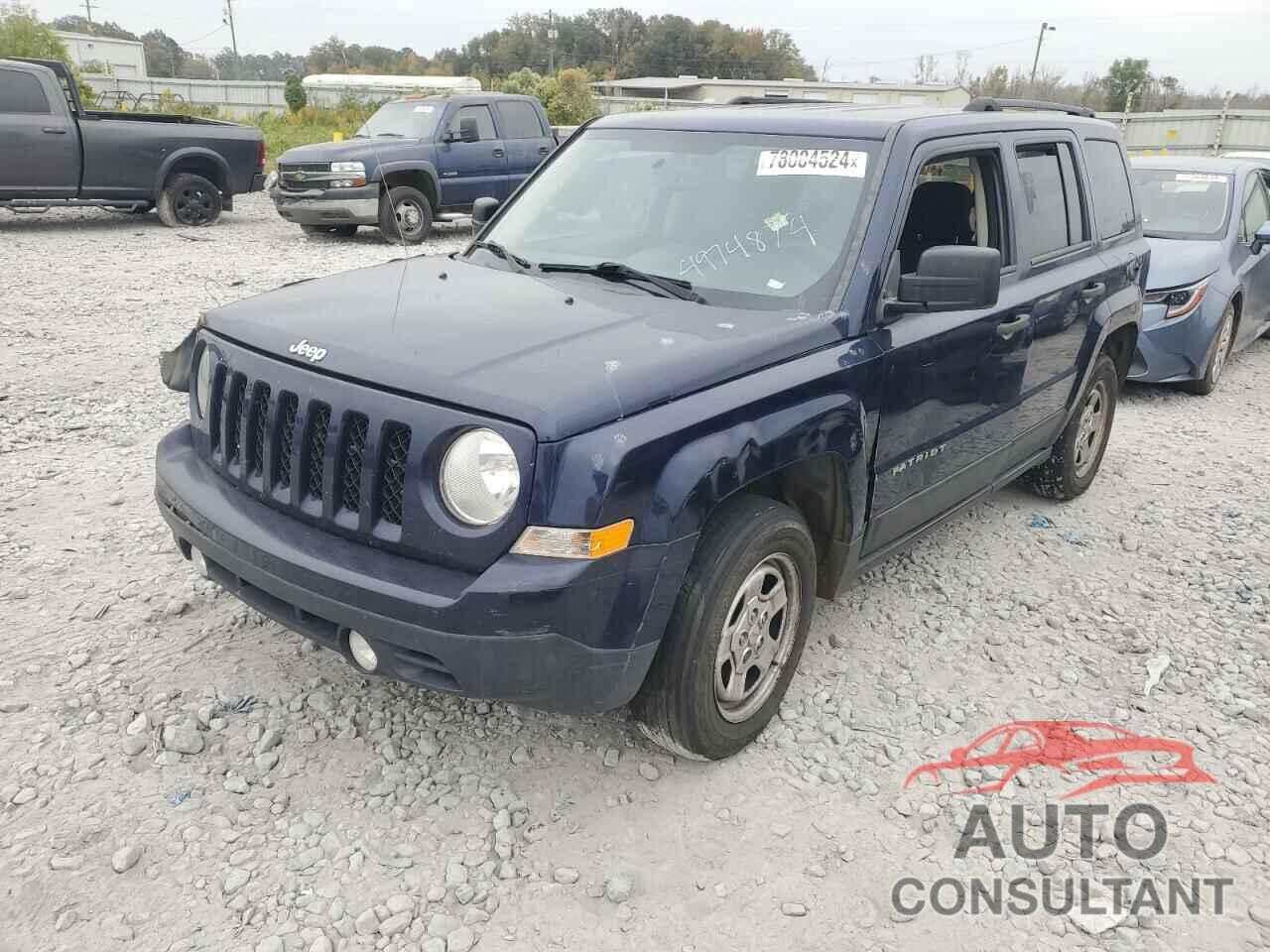 JEEP PATRIOT 2017 - 1C4NJPBA3HD118050