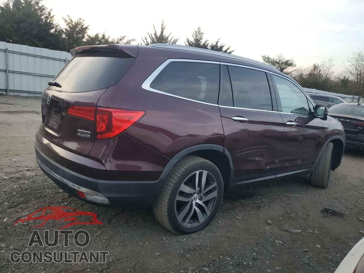 HONDA PILOT 2017 - 5FNYF6H96HB077590