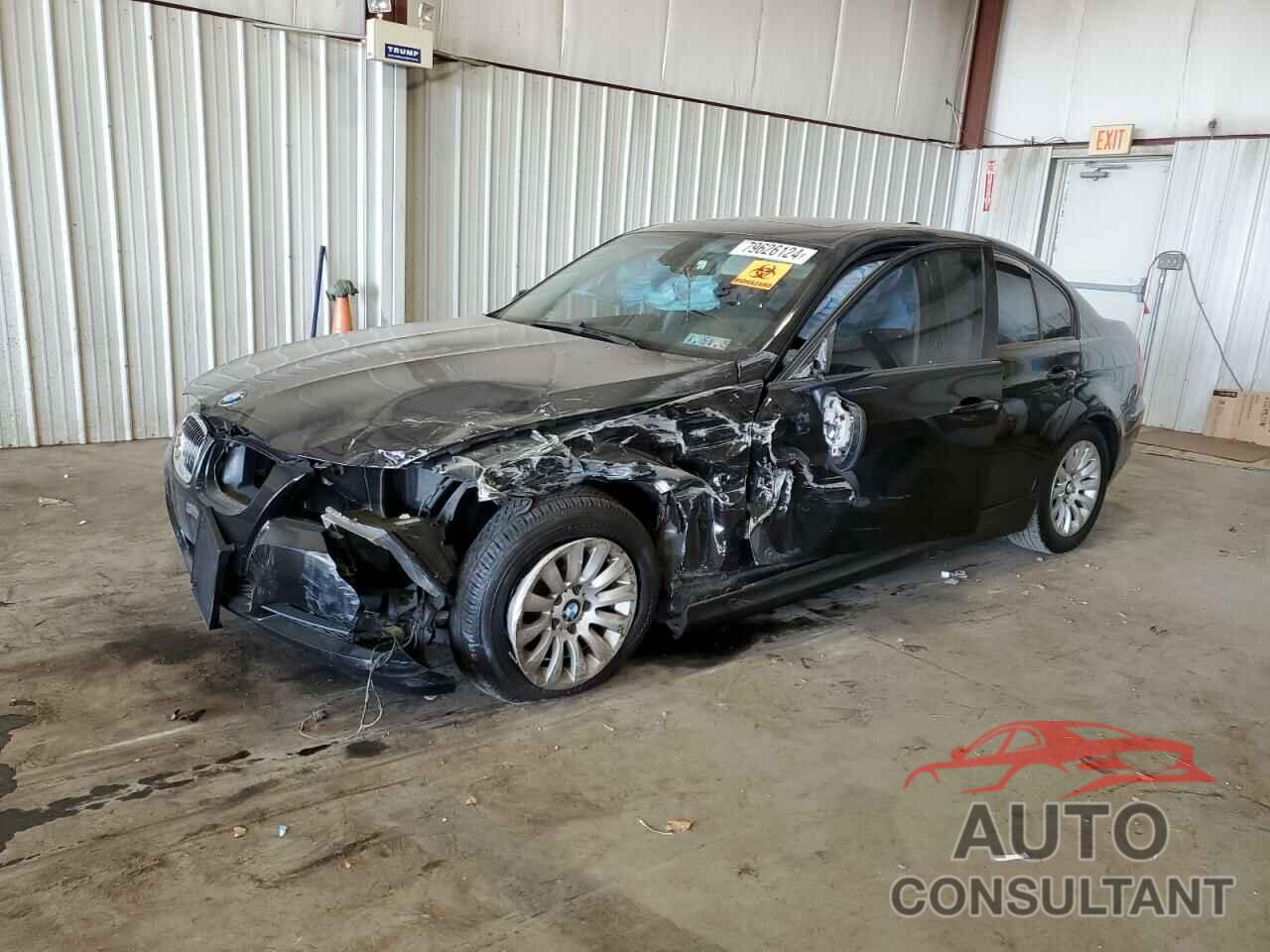 BMW 3 SERIES 2009 - WBAPH57509NL80301