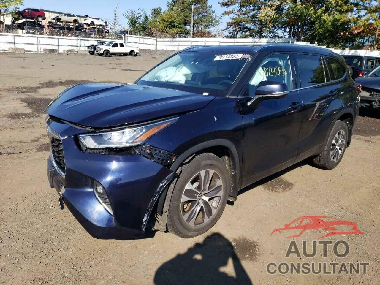 TOYOTA HIGHLANDER 2020 - 5TDHZRBH7LS507351