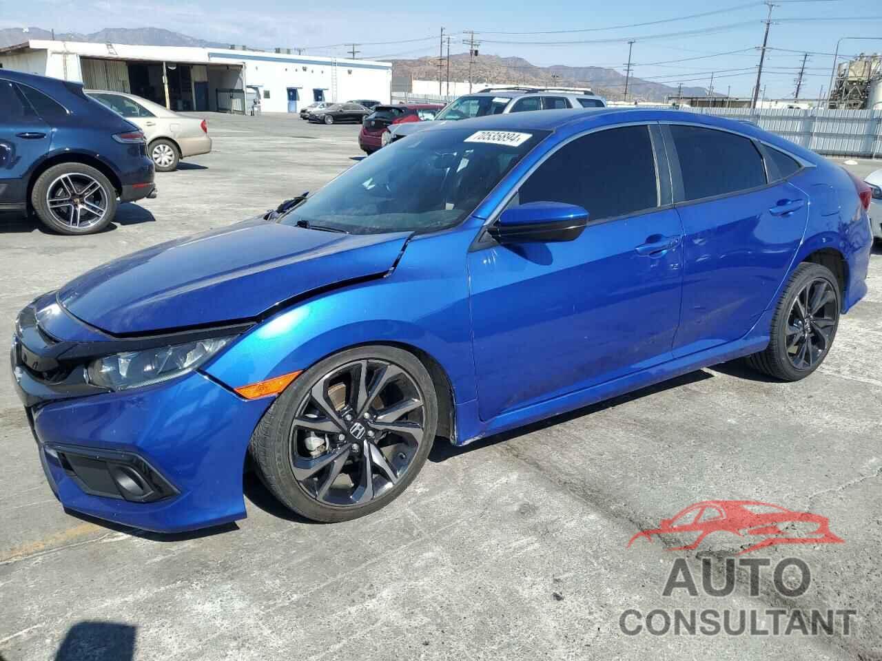 HONDA CIVIC 2019 - 2HGFC2F88KH575537