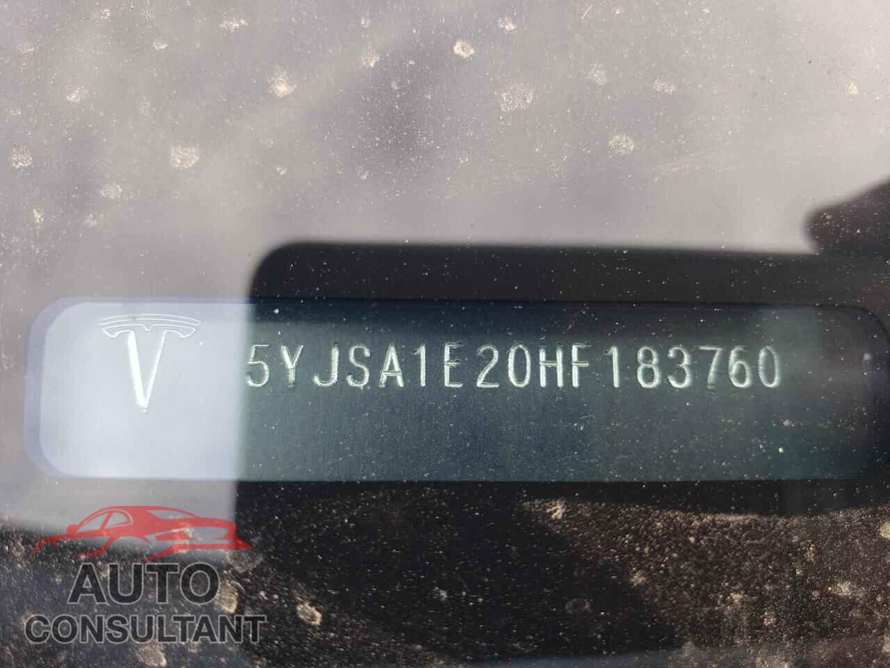 TESLA MODEL S 2017 - 5YJSA1E20HF183760