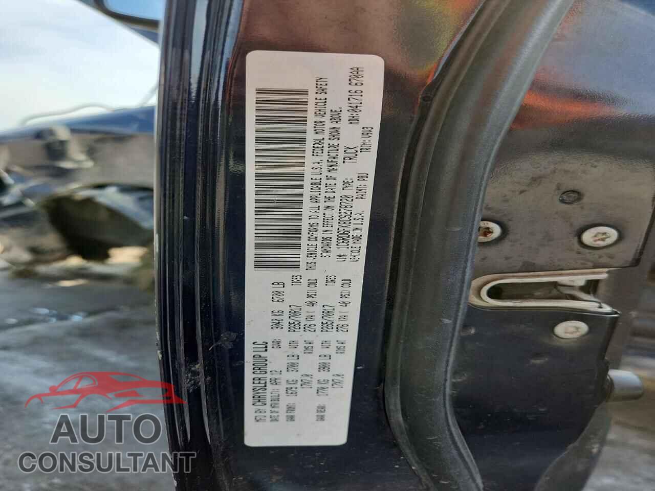 DODGE RAM 1500 2012 - 1C6RD6FK8CS278720