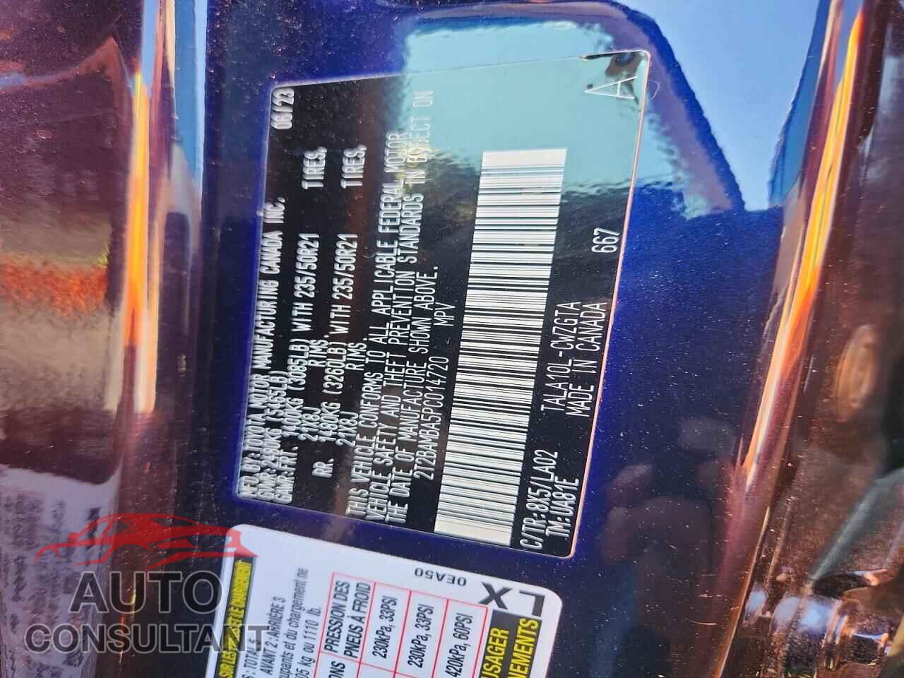 LEXUS RX350 2023 - 2T2BAMBA5PC014720