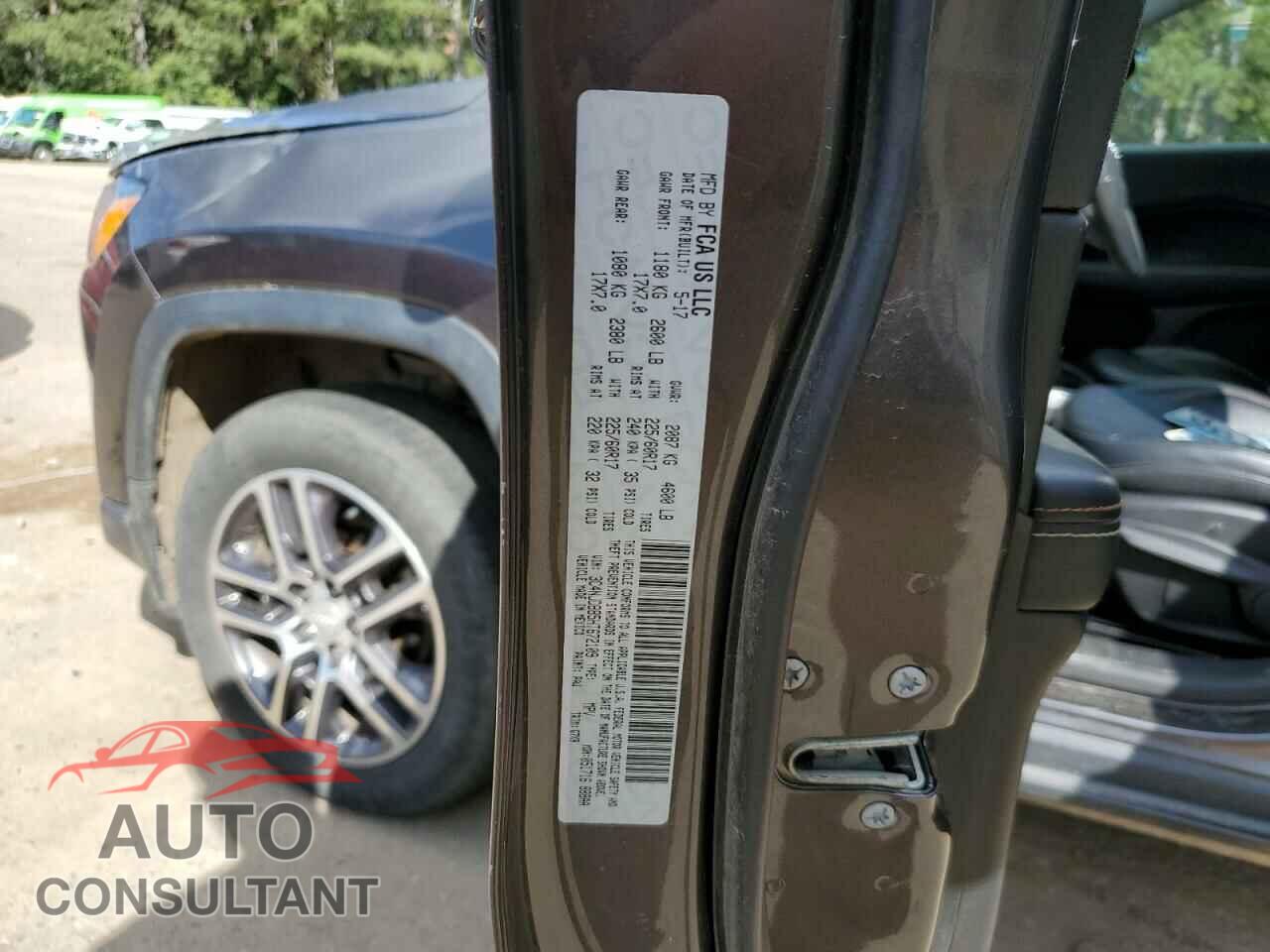 JEEP COMPASS 2017 - 3C4NJDBB5HT672109