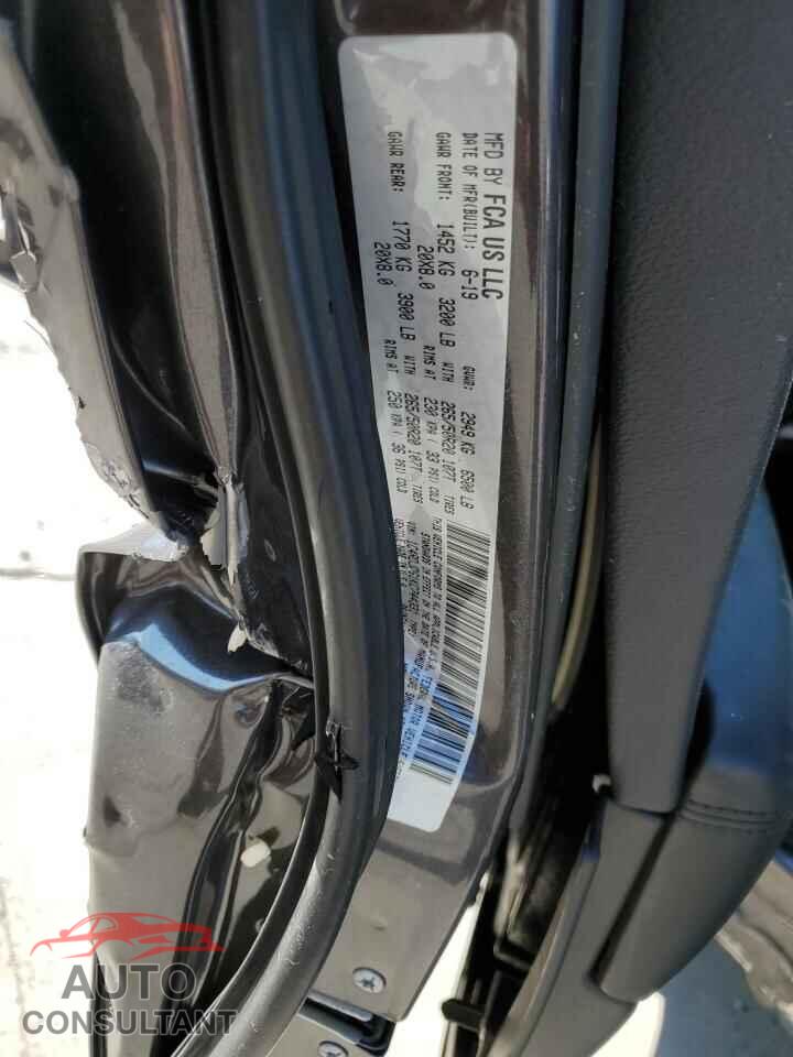 DODGE DURANGO 2019 - 1C4RDJDG1KC744331