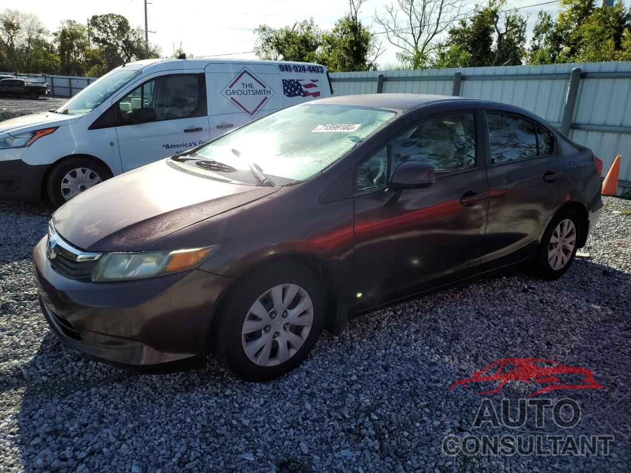 HONDA CIVIC 2012 - 19XFB2F56CE023474