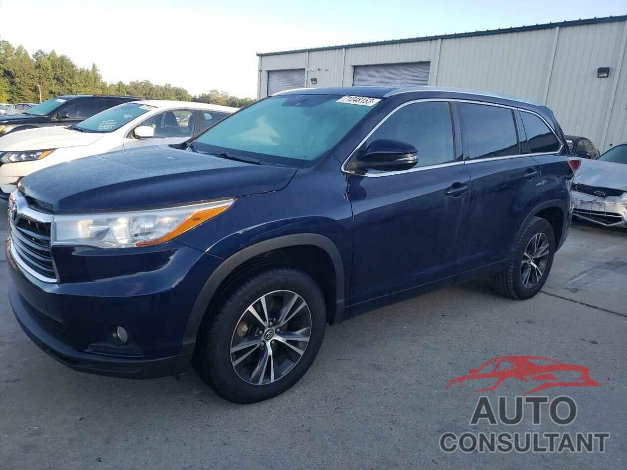TOYOTA HIGHLANDER 2016 - 5TDKKRFH4GS181146