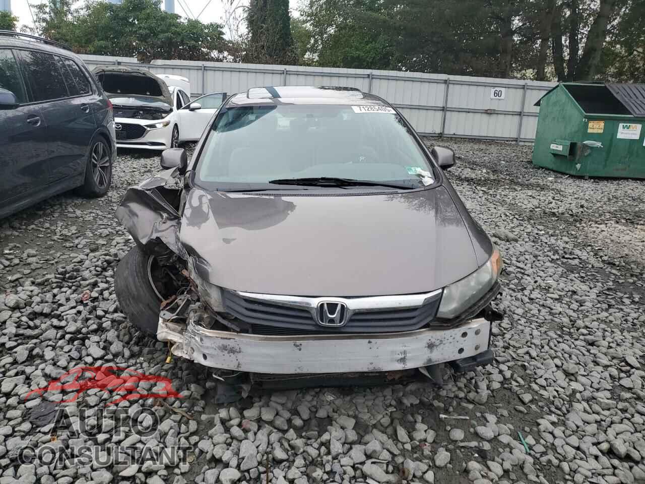 HONDA CIVIC 2012 - 19XFB2F85CE316650