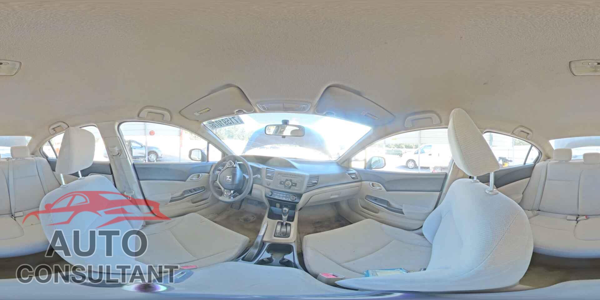 HONDA CIVIC 2012 - 19XFB2F51CE107718