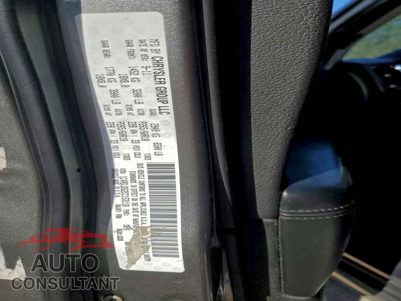 DODGE DURANGO 2012 - 1C4RDJDG2CC153118