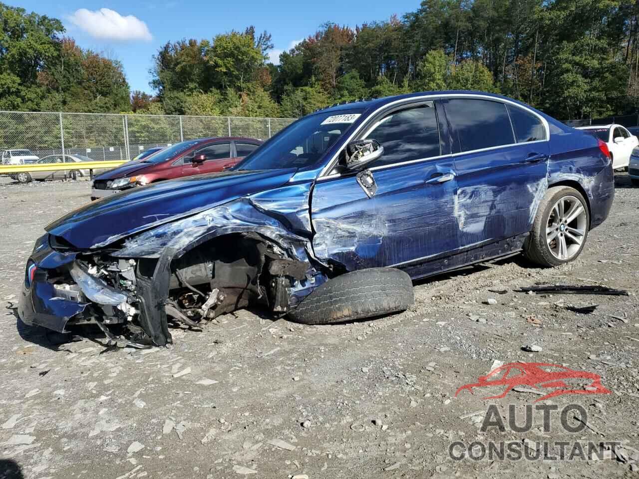 BMW 3 SERIES 2017 - WBA8D9G30HNU65109