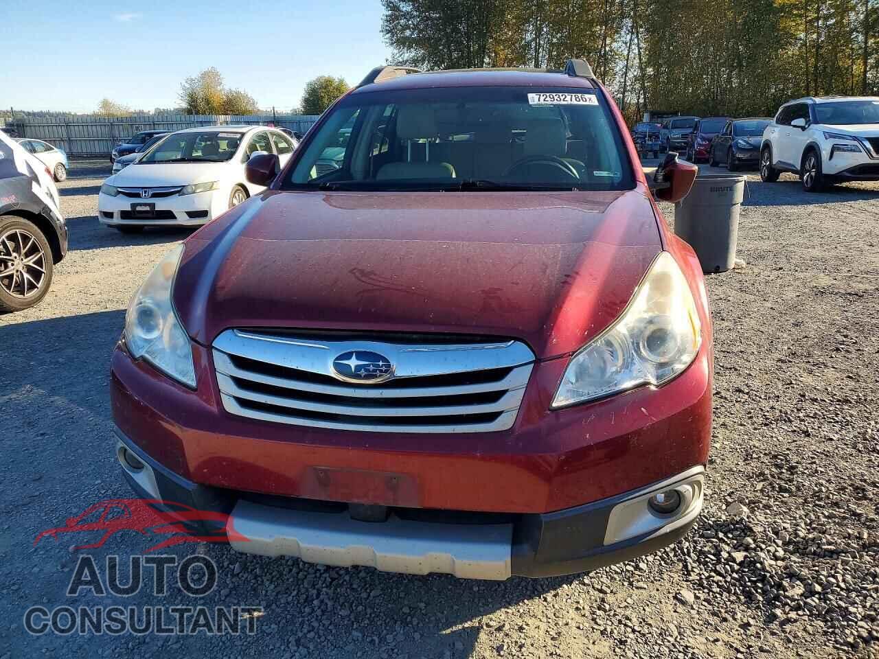 SUBARU OUTBACK 2011 - 4S4BRBKC9B3430656