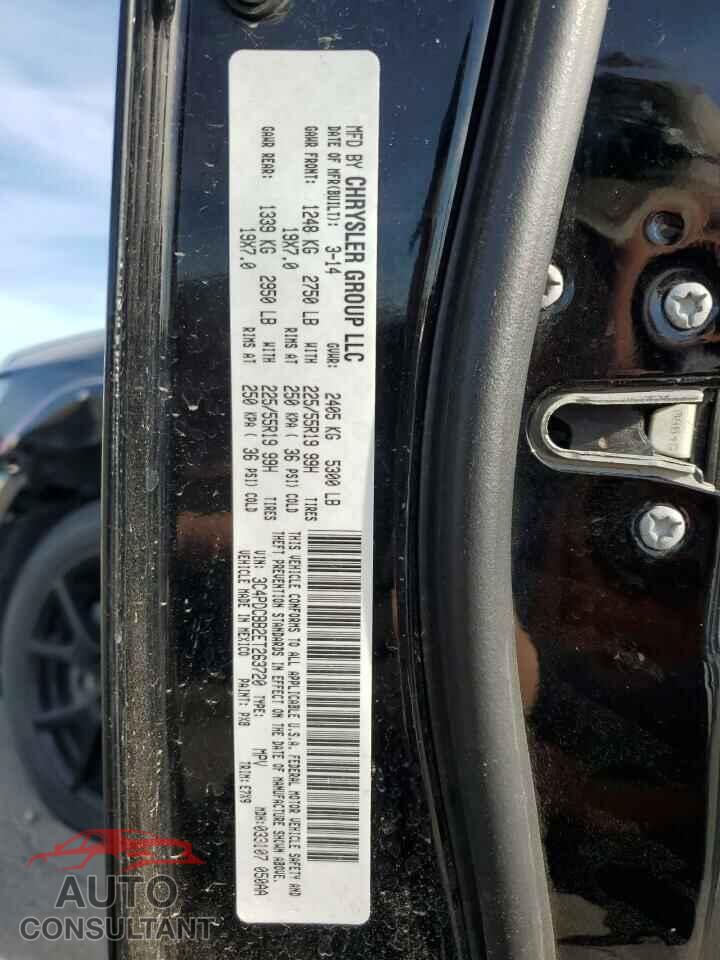 DODGE JOURNEY 2014 - 3C4PDCBB2ET263720