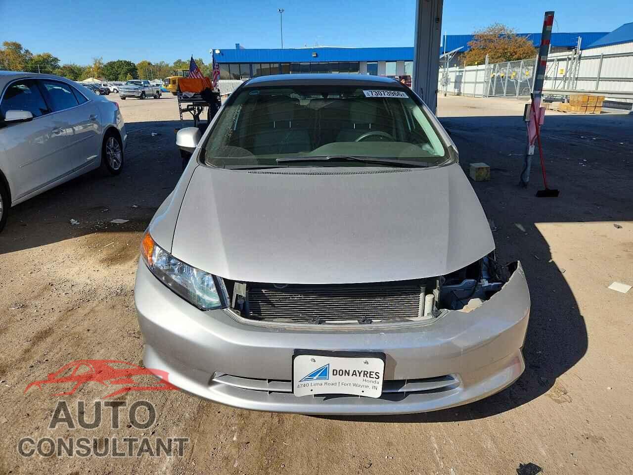 HONDA CIVIC 2012 - 19XFB2F57CE076426