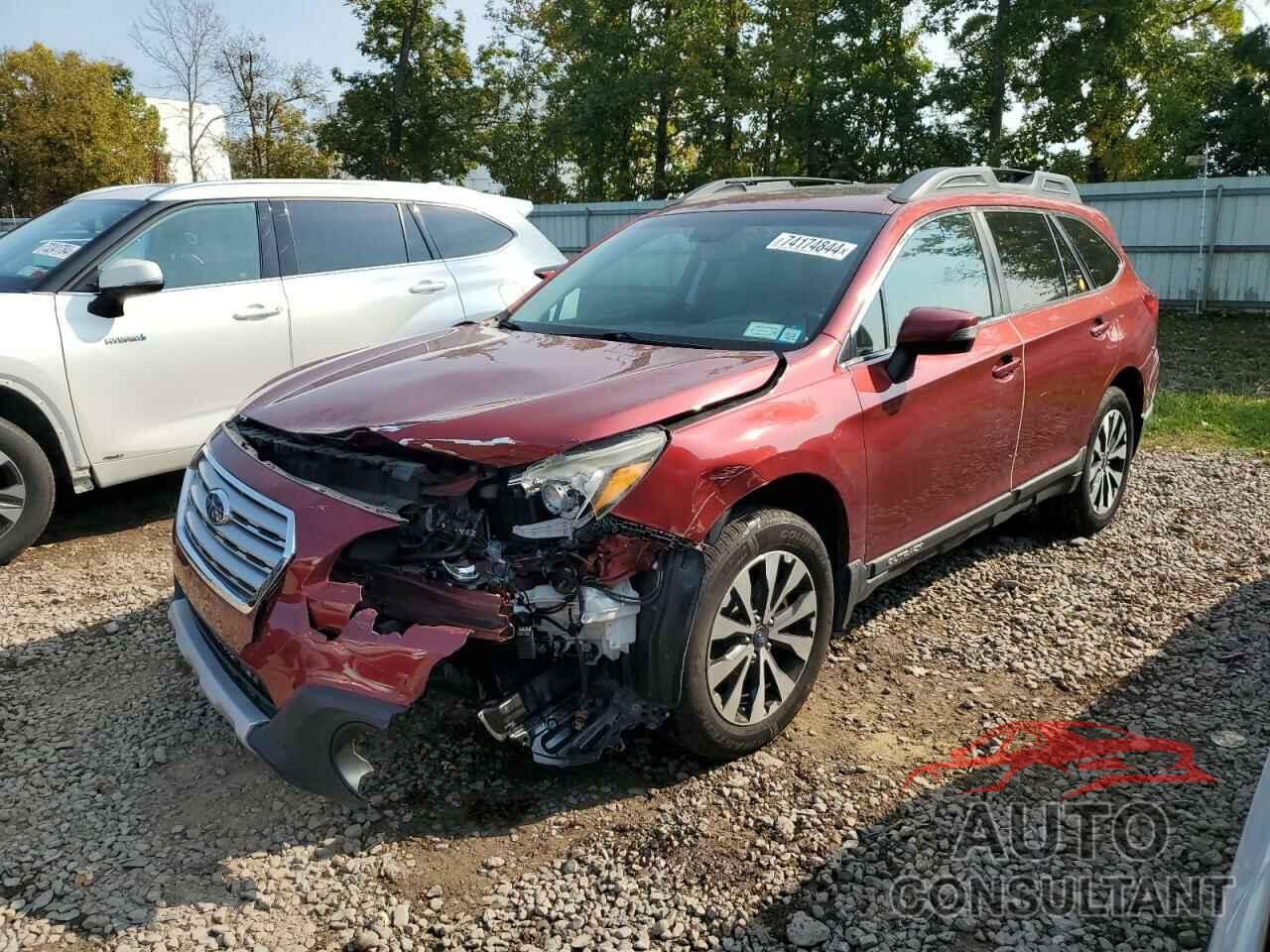 SUBARU OUTBACK 2016 - 4S4BSBNC4G3347823