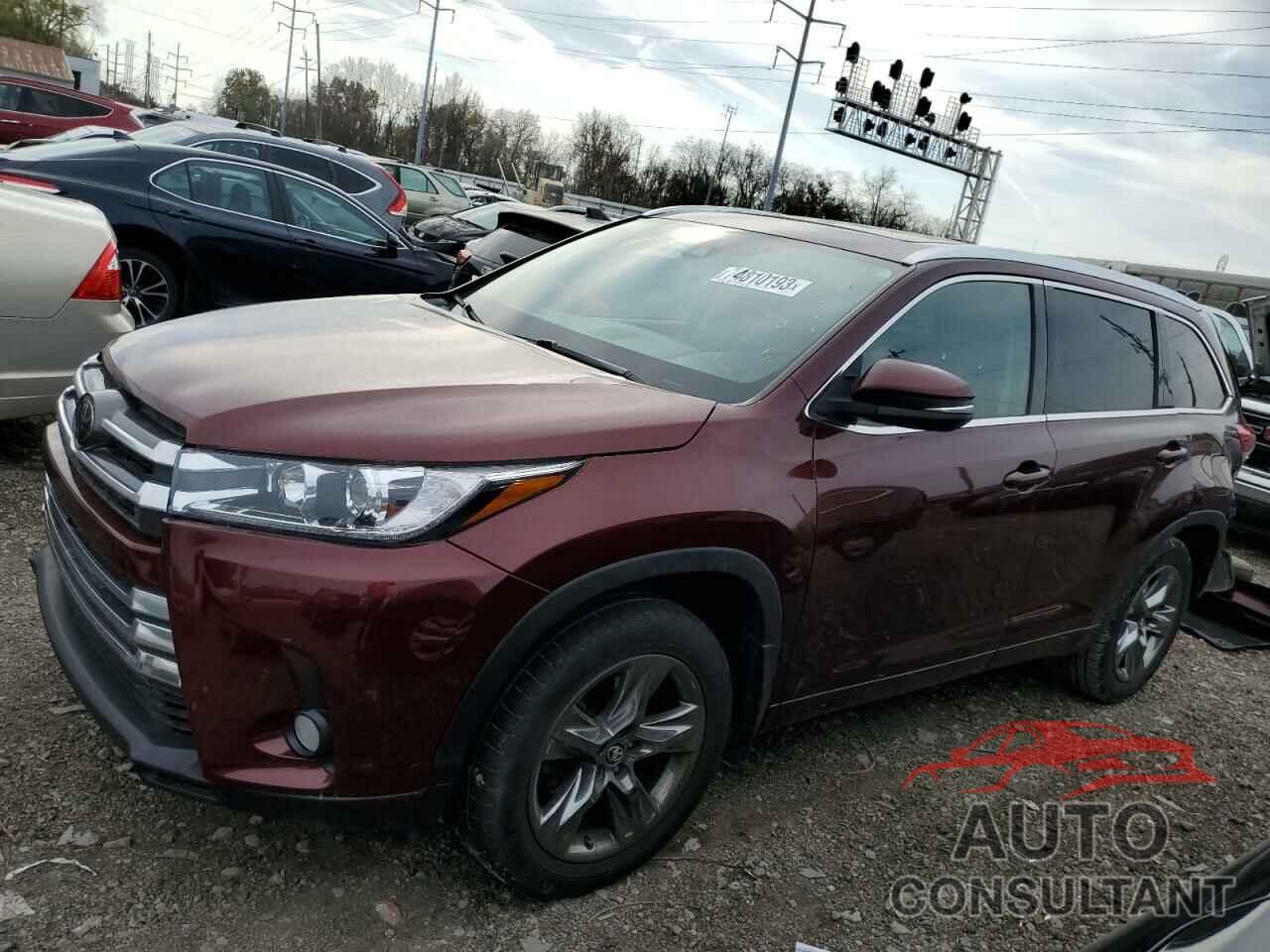 TOYOTA HIGHLANDER 2018 - 5TDDZRFH1JS869472