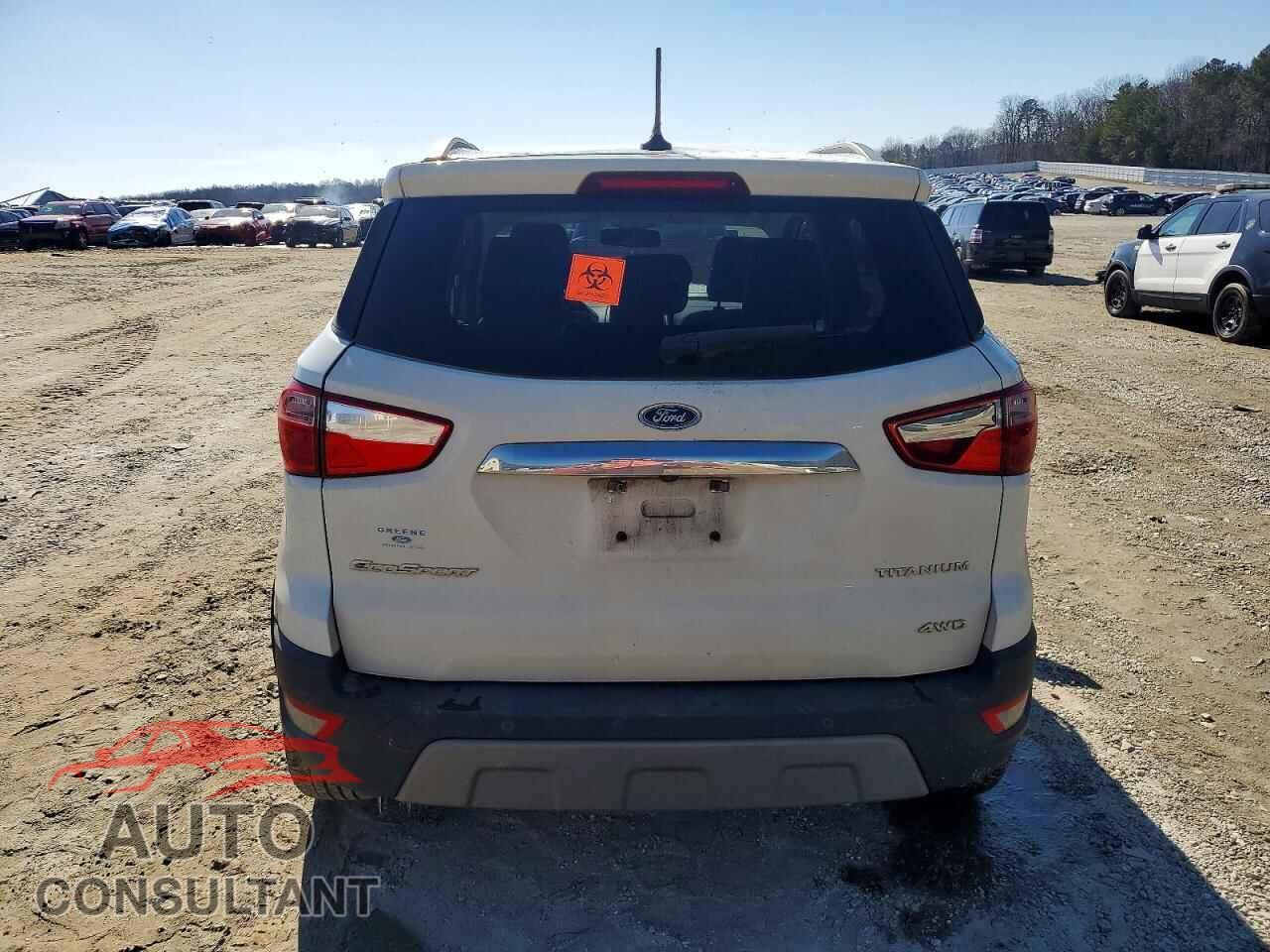 FORD ECOSPORT 2019 - MAJ6S3KL0KC287005