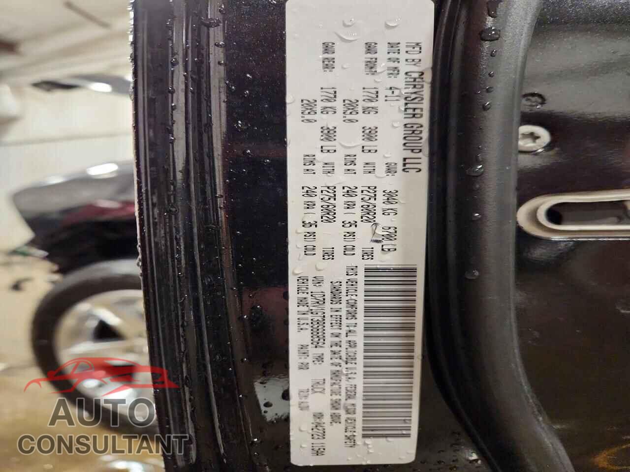 DODGE RAM 1500 2011 - 1D7RV1GT3BS668564