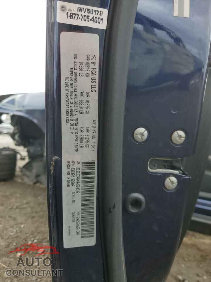 DODGE CHALLENGER 2017 - 2C3CDZAG4HH594542